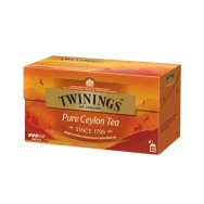 Чай TWININGS  (твайнингс) "pure ceylon tea" 25пак.