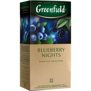 Чай гринфилд Blueberry Nights 25 пак.